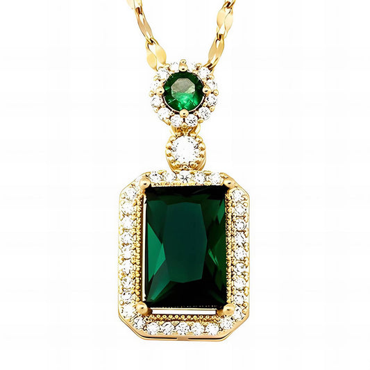 Majestic Green Radiance Necklace