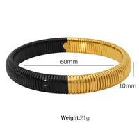Two-tone bracelet for men and women