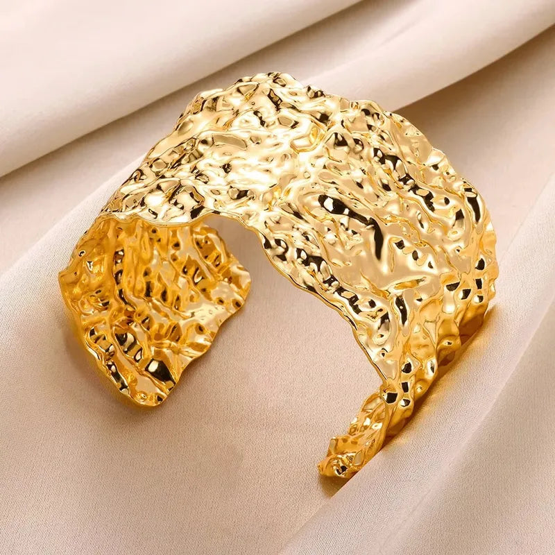 Stainless Steel Retro Classic Style Chunky Bangle